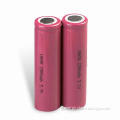 High Drain Lithium-ion Rechargeable Battery with 3.7V Nominal Voltage and 1,500mAh Capacity